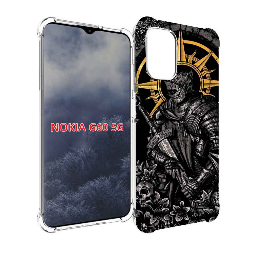 

Чехол MyPads темный железный рыцарь для Nokia G60 5G, Прозрачный, Tocco
