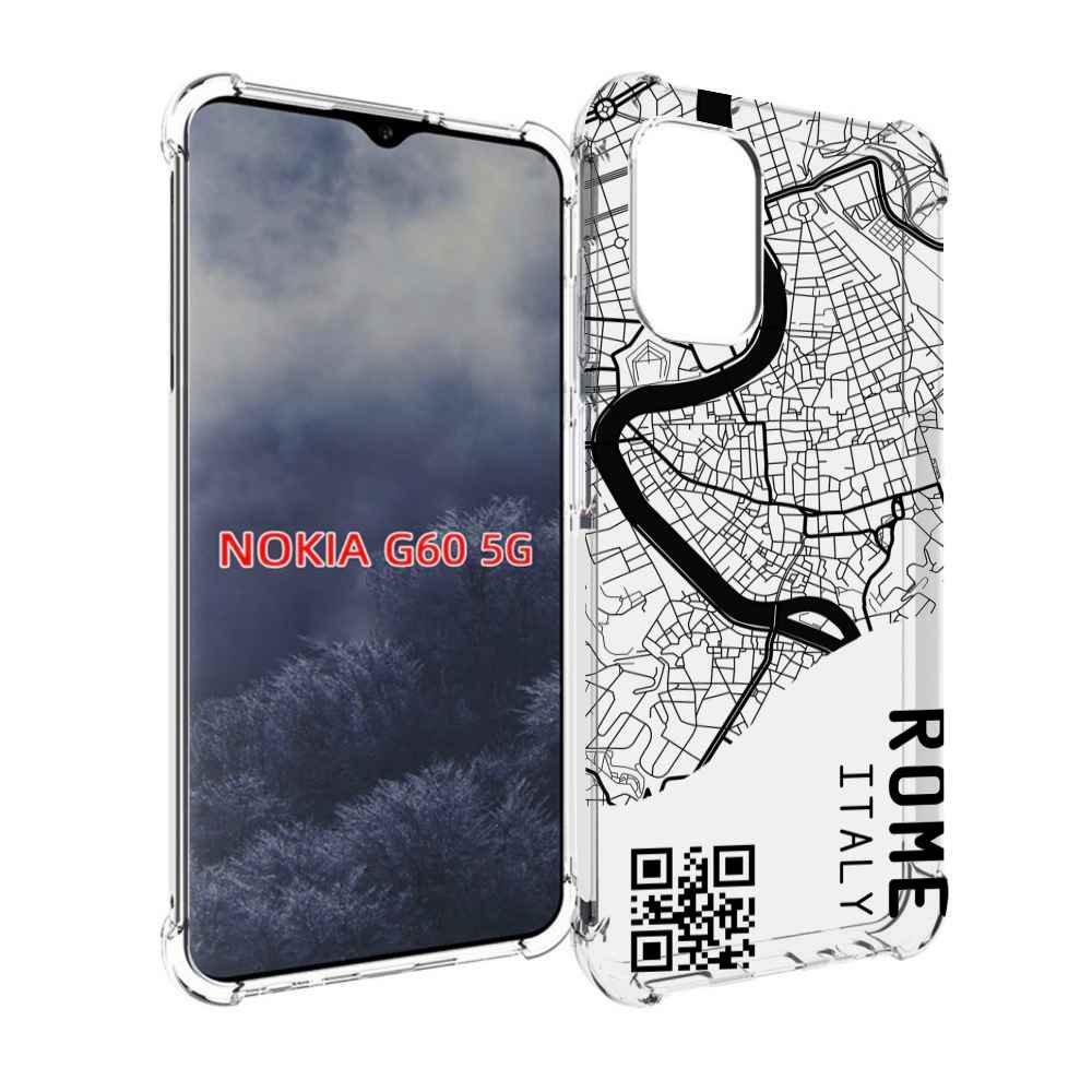 

Чехол MyPads схема-рим для Nokia G60 5G, Прозрачный, Tocco
