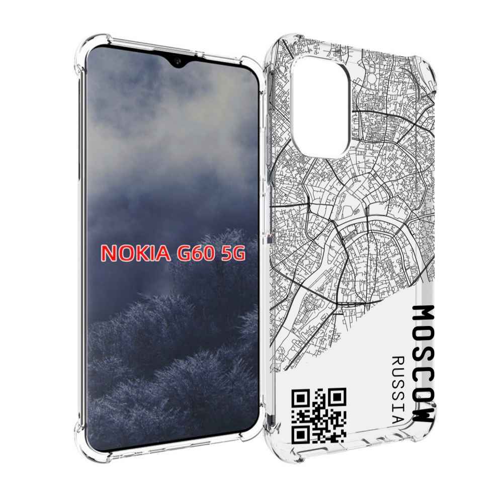 

Чехол MyPads схема-москва для Nokia G60 5G, Прозрачный, Tocco