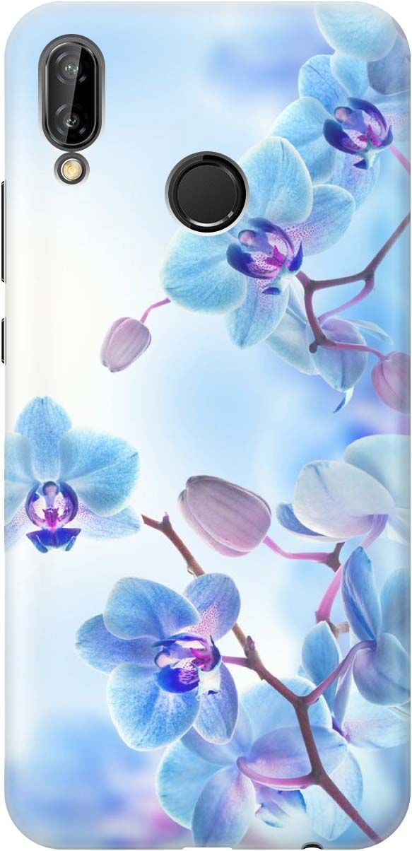 

Чехол на Huawei P20 Lite/Nova 3e с принтом "Голубые орхидеи", 829