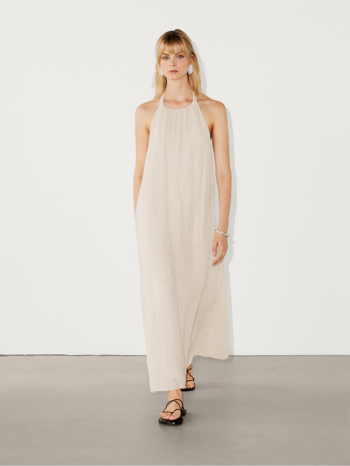 

Платье женское Massimo Dutti 6681/100-I2024 белое S, Белый, 6681/100-I2024