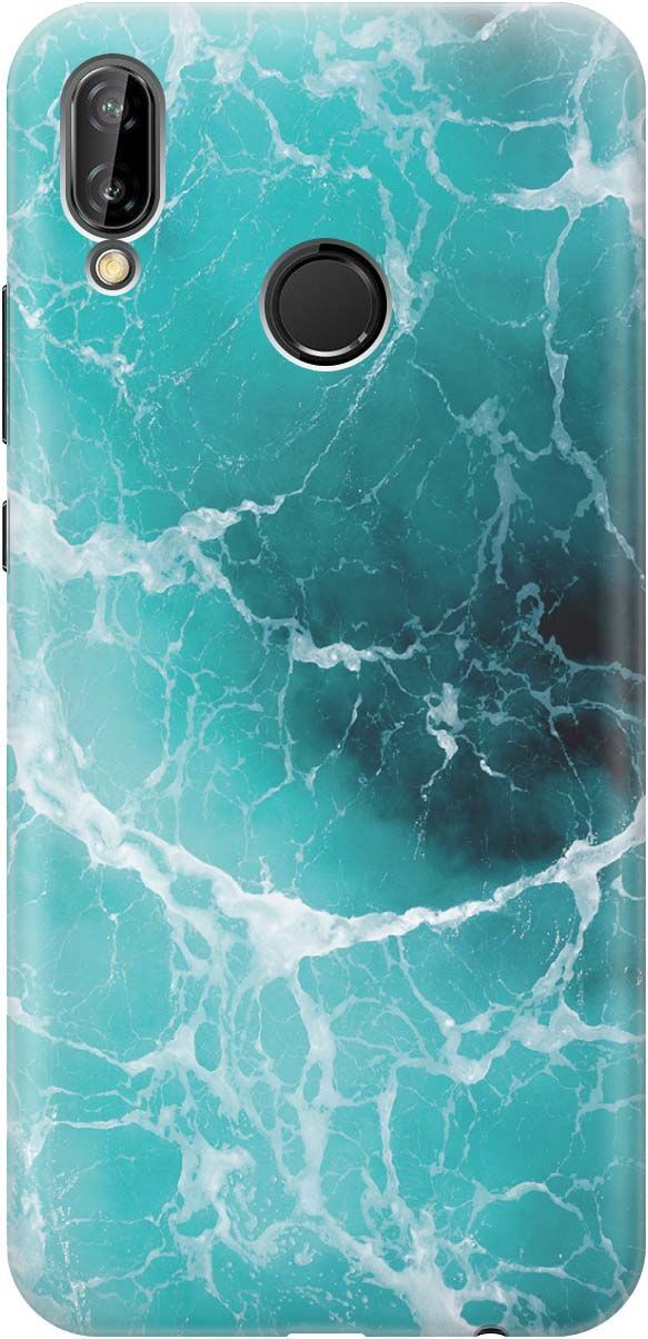 

Чехол на Huawei P20 Lite/Nova 3e с принтом "Лазурный океан", Белый;зеленый, 829