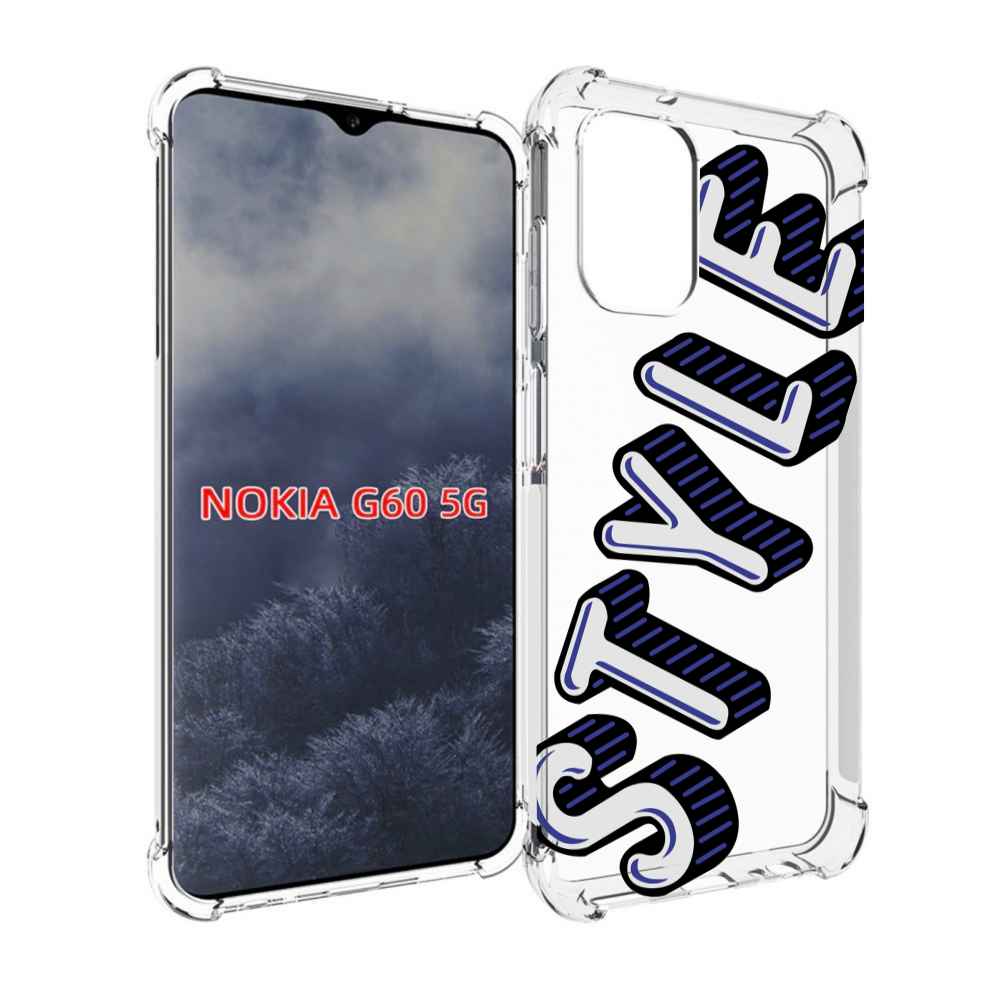 

Чехол MyPads стиль для Nokia G60 5G, Прозрачный, Tocco