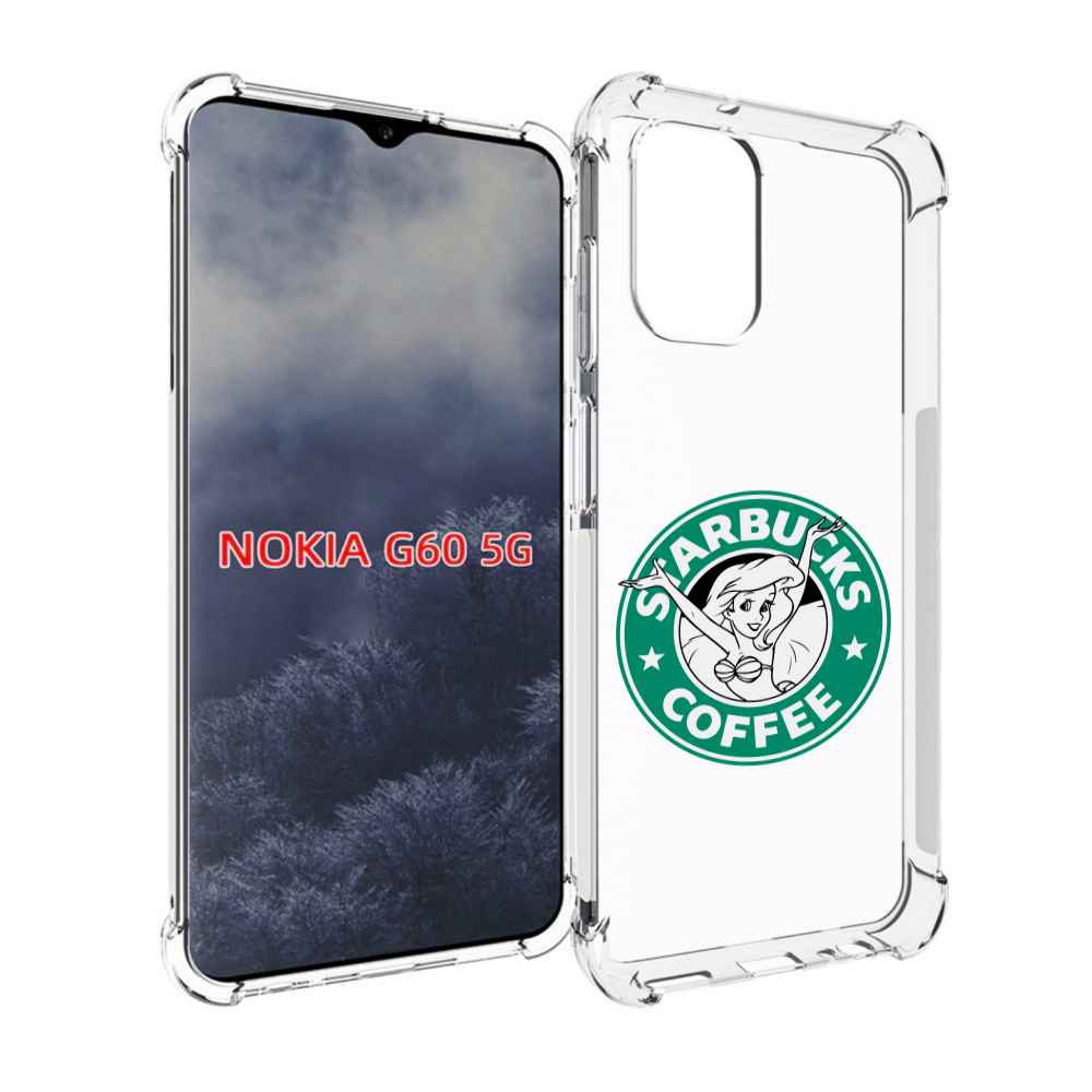 

Чехол MyPads старбакс-кофее для Nokia G60 5G, Прозрачный, Tocco