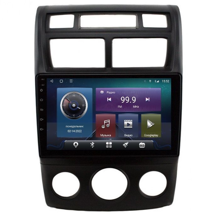 Автомобильная Магнитола EpicAuto T18 Kia Sportage 2 с кондиционером 2004-201 - Android 13 3450000₽