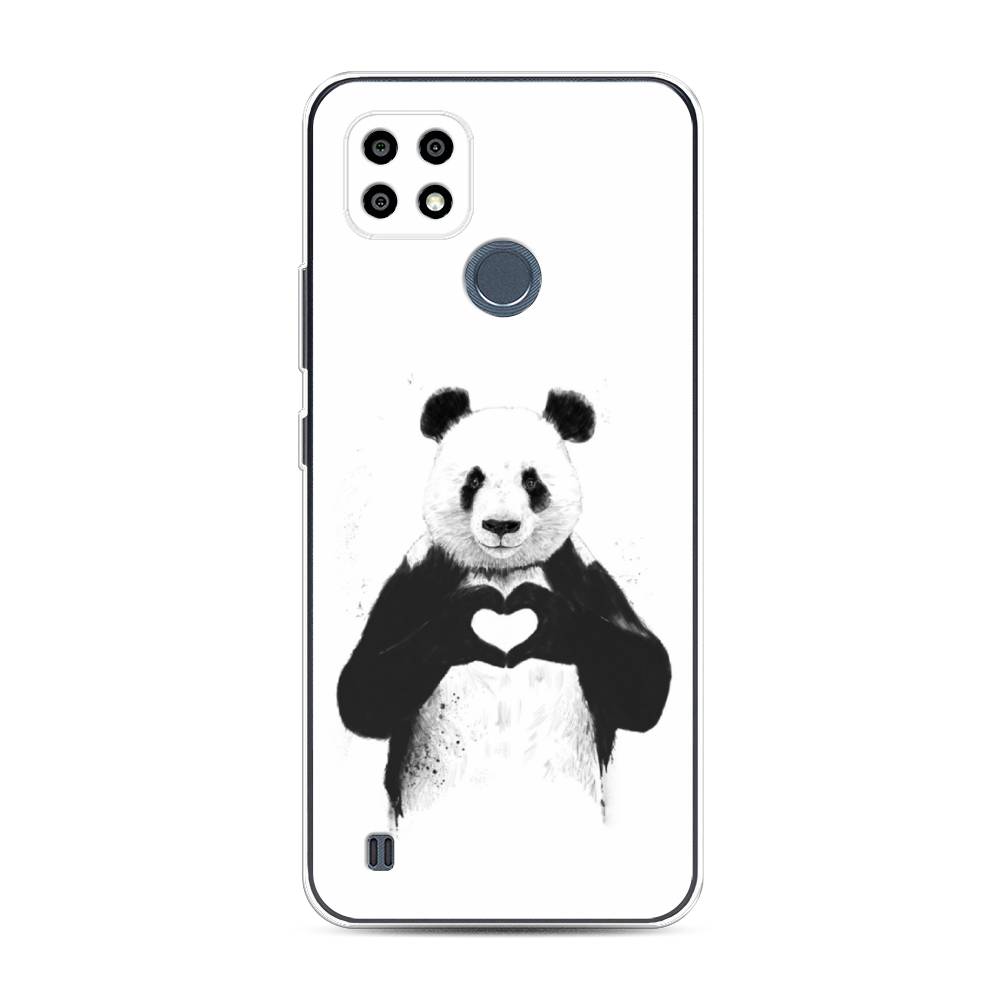 

Чехол Awog на Realme C25Y "Панда love", 2510950-10