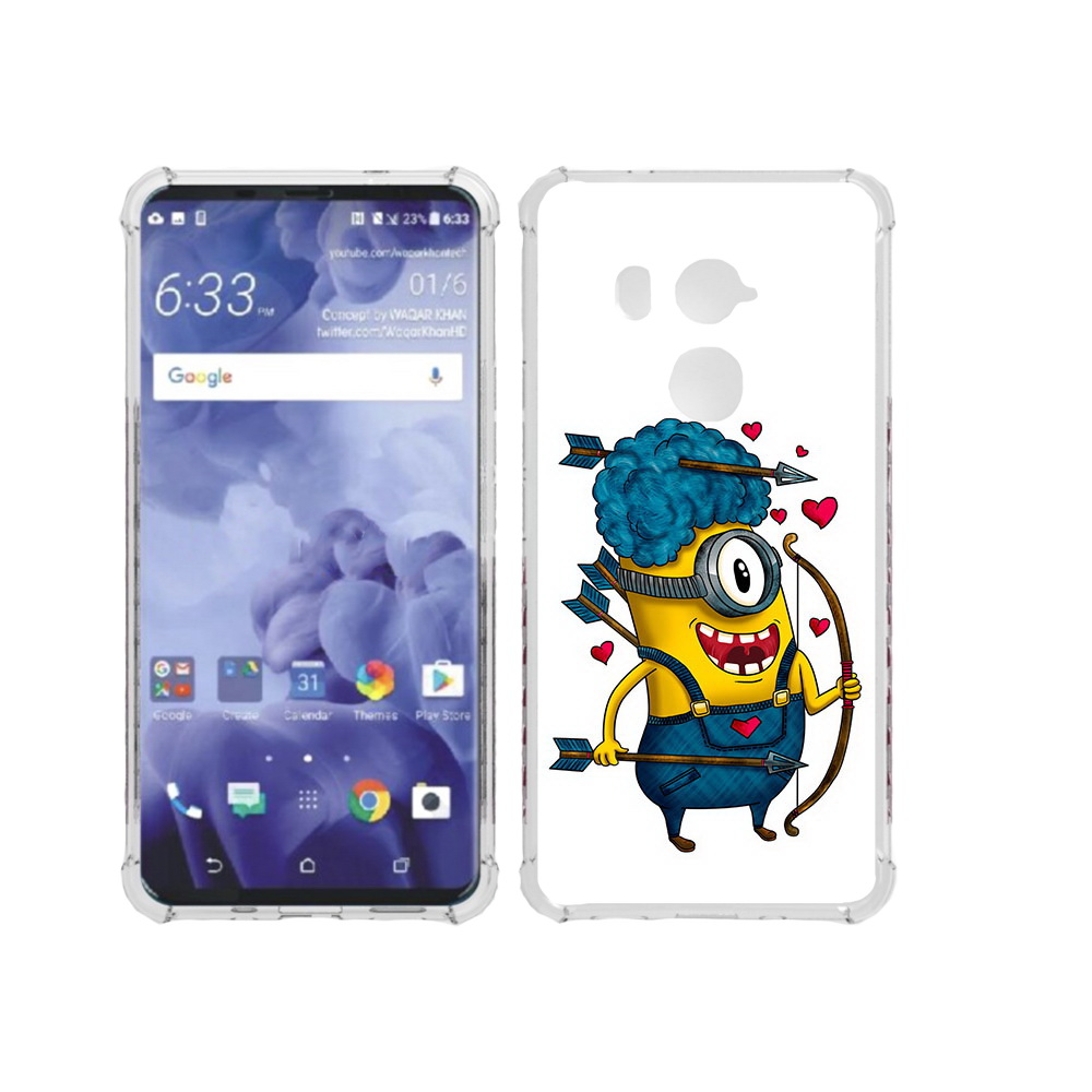 

Чехол MyPads Tocco для HTC U11 Plus Миньон купидон, Прозрачный, Tocco