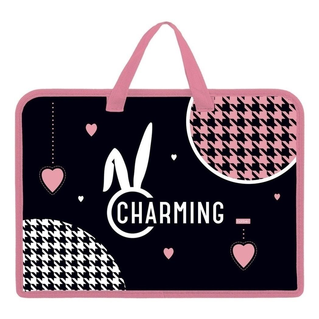 

Папка на молнии А4 Hatber Charm