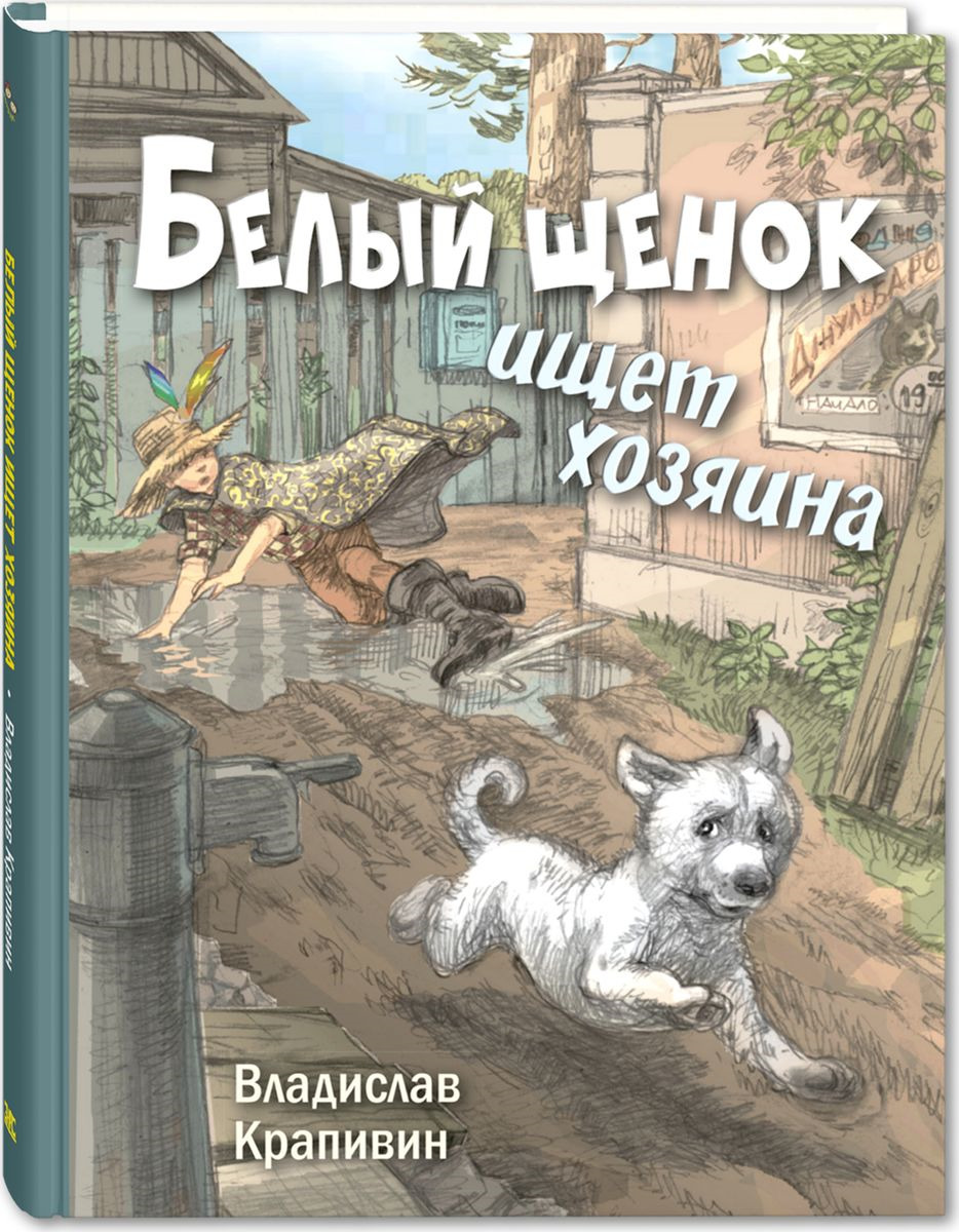 

Белый щенок ищет хозяина