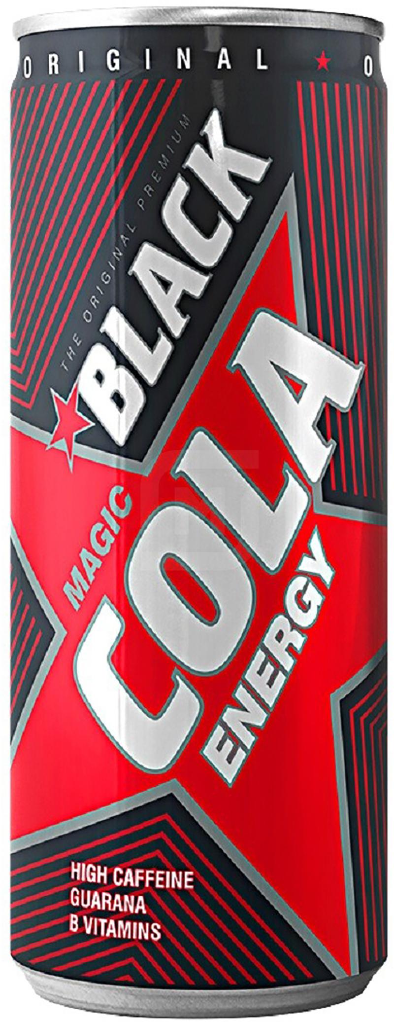 

Напиток энергетический Black Energy Magic cola безалкогольный газированный 0,25 л