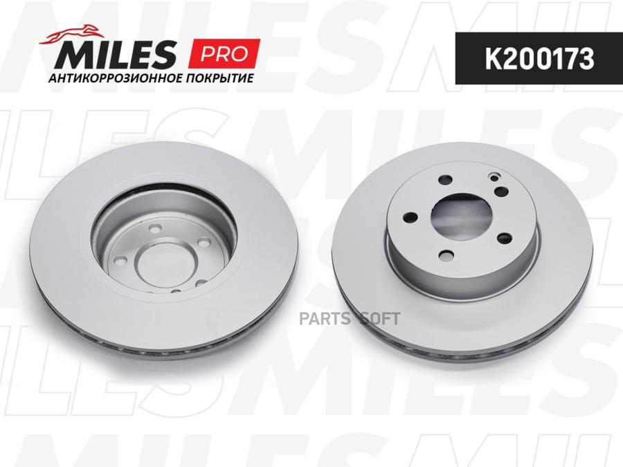 

Диск тормозной MERCEDES W204/W212 09- передний D=295мм. Miles k200173
