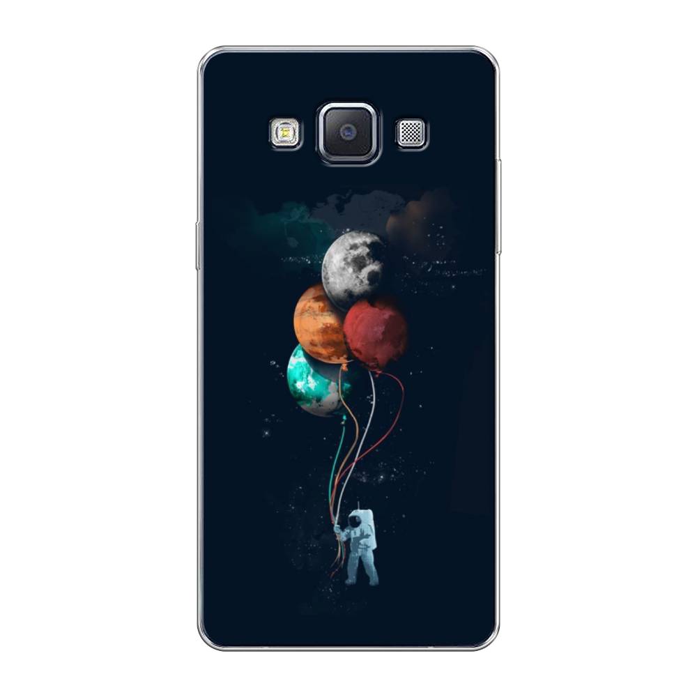 

Чехол на Samsung Galaxy A5 "Космонавт с шариками", Разноцветный, 20450-4