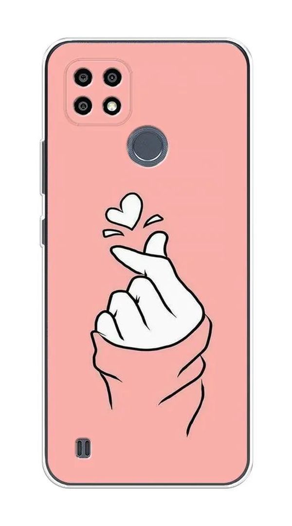 

Чехол Awog на Realme C25Y "Любовь-щелк", Разноцветный, 2510950-7