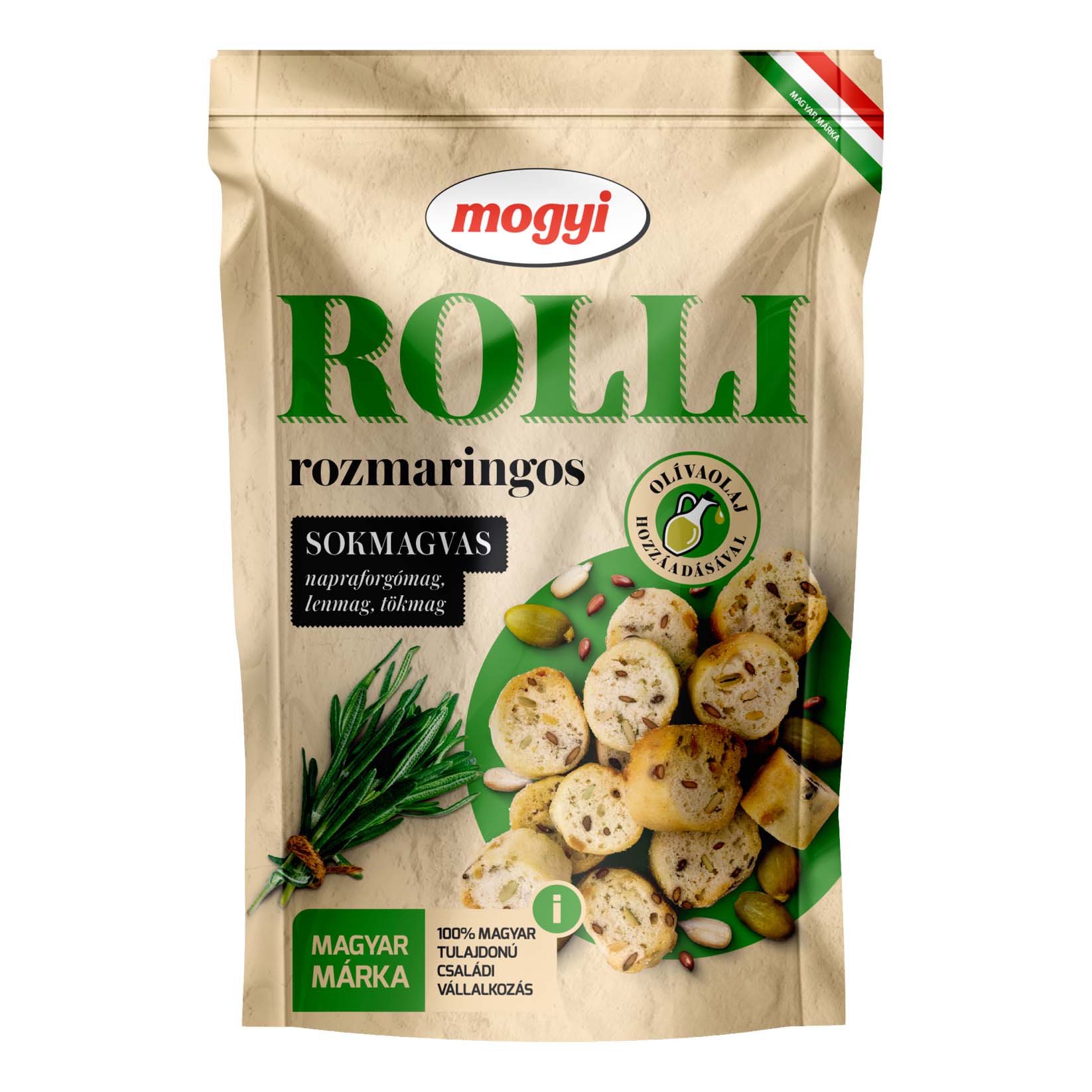 Сухарики пшеничные Mogyi Rolli с розмарином 90 г