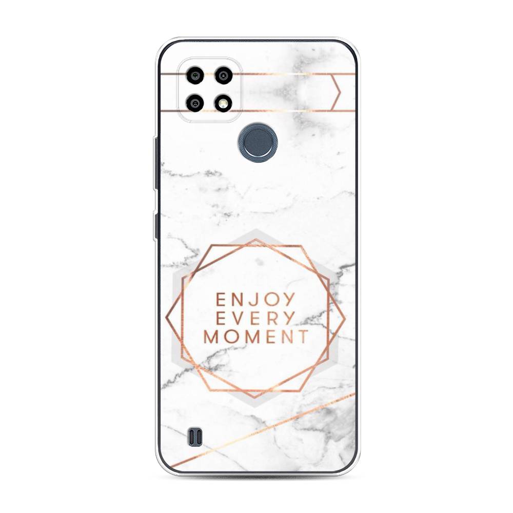 

Чехол Awog на Realme C25Y "Enjoy every moment мрамор", 2510950-7