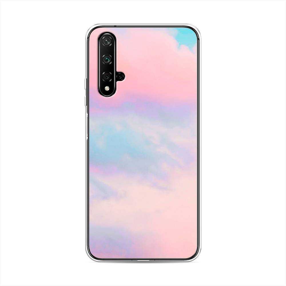 фото Чехол awog "розовые облака" для honor 20