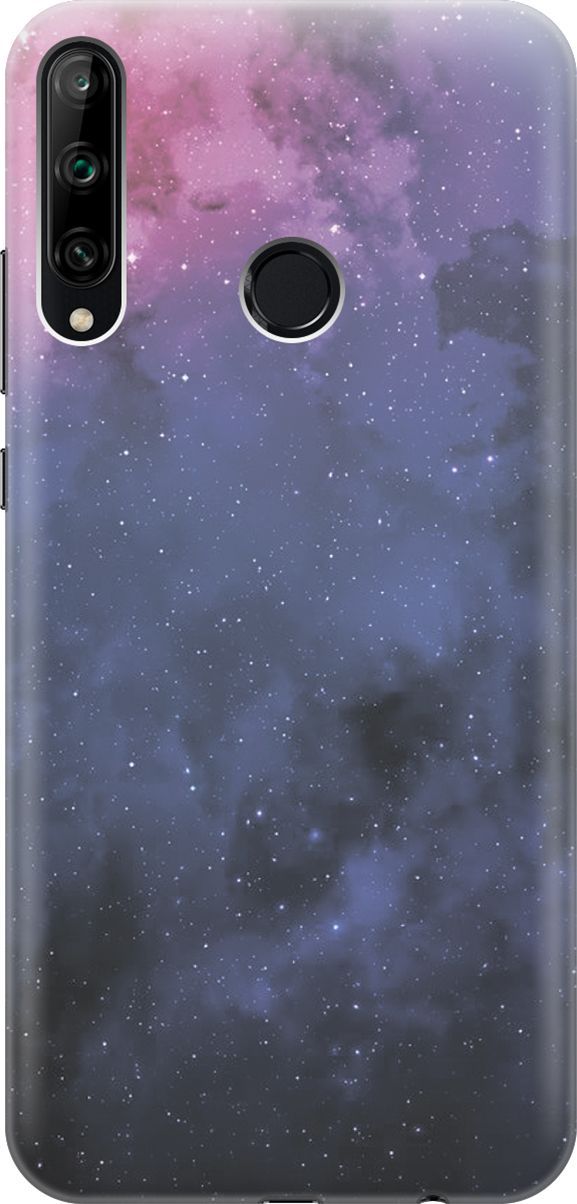 

Чехол на Honor 9C/Huawei P40 Lite E "Звездное зарево", Голубой;синий, 358