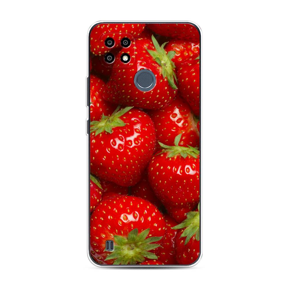 

Чехол Awog на Realme C25Y "Клубника", 2510950-10