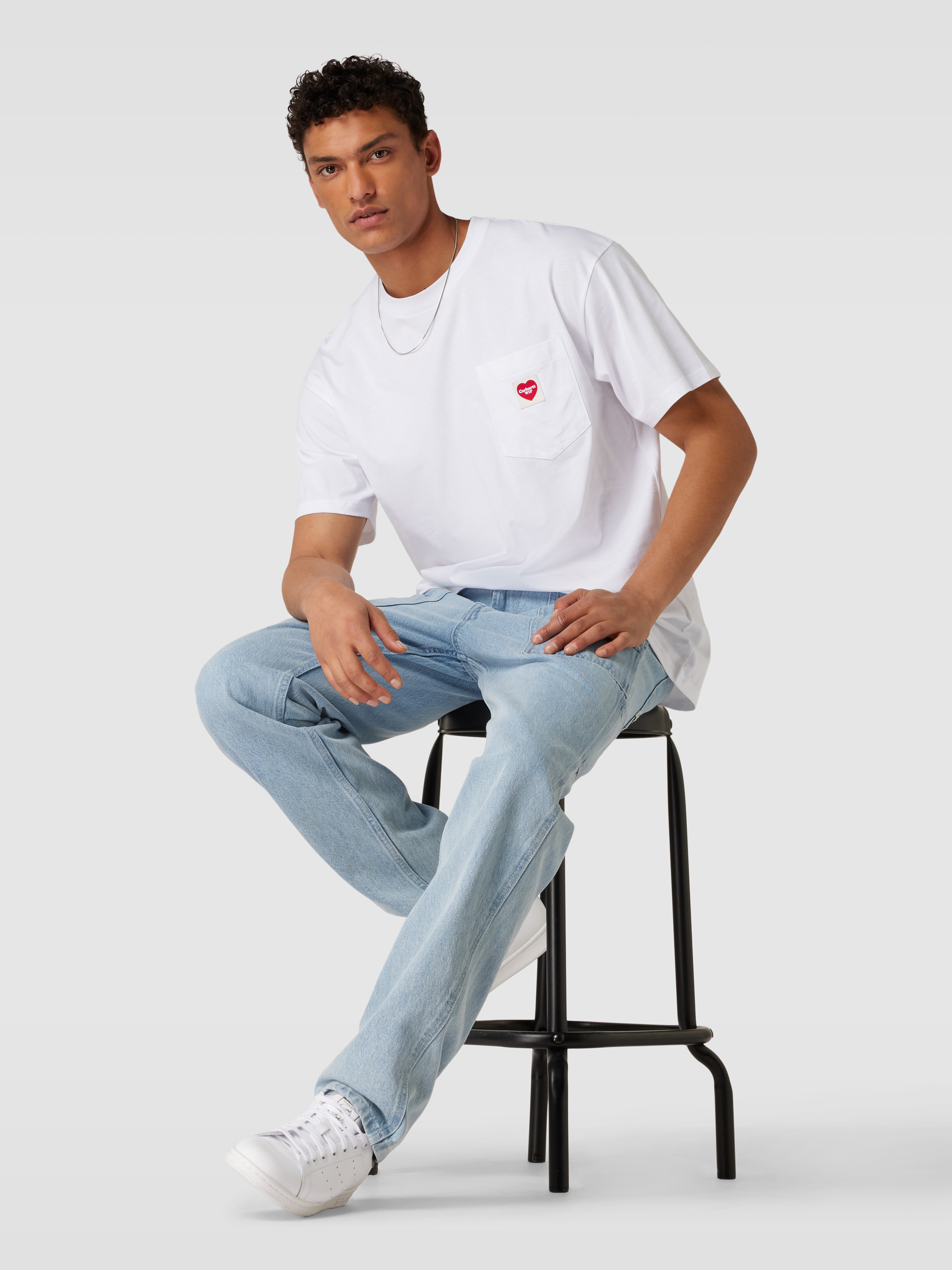 

Футболка мужская CARHARTT 1814271 белая XL доставка из-за рубежа, Белый, 1814271
