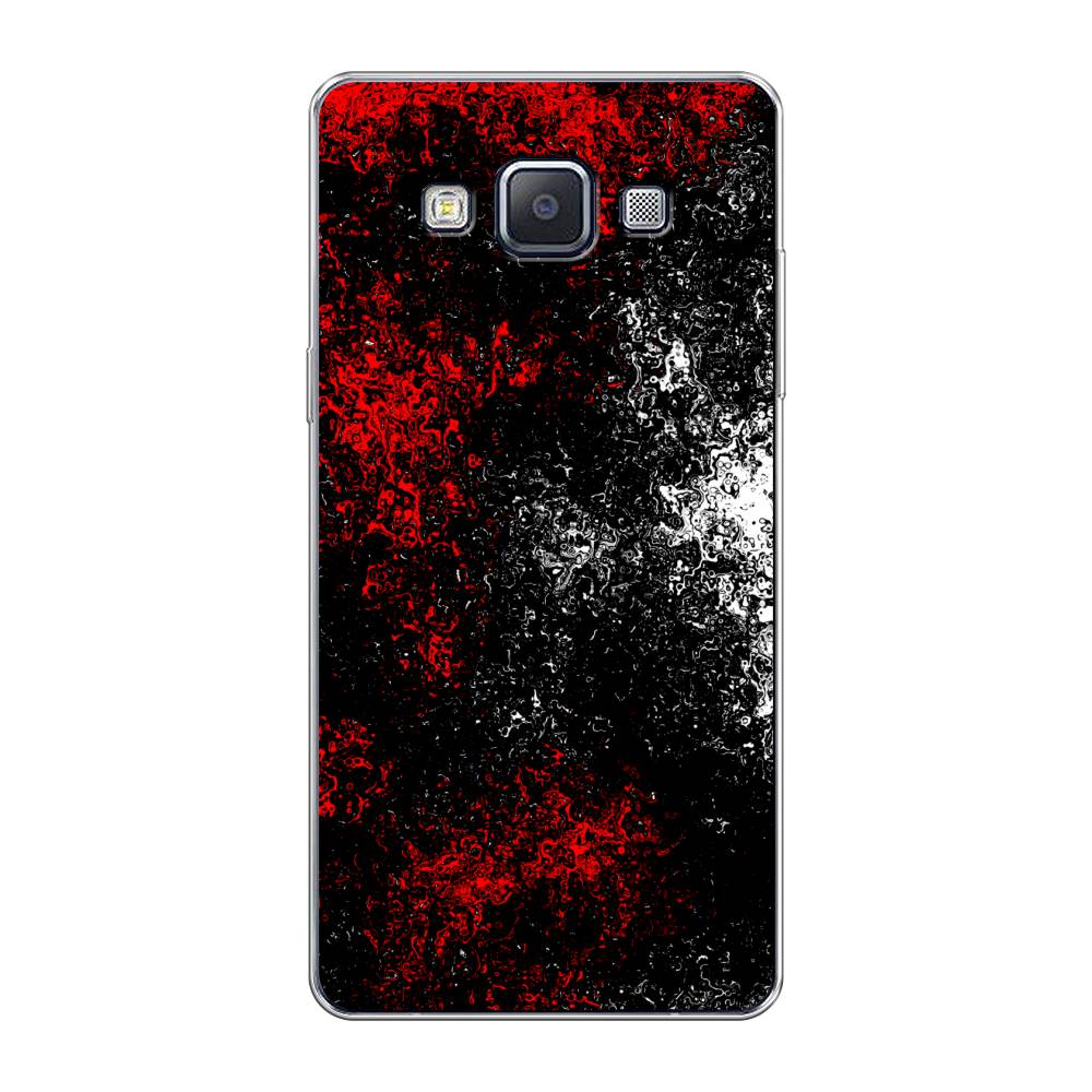 

Чехол на Samsung Galaxy A5 "Монотипия", Красный;черный;белый, 20450-3