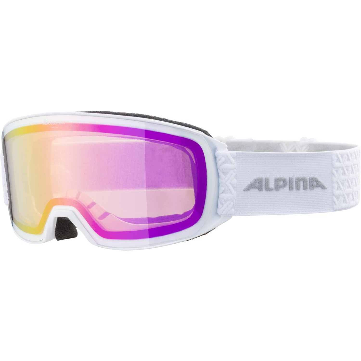 

Горнолыжные очки Alpina Nakiska Q-Lite white matt/Q-Lite pink S1 24/25, Nakiska Q-Lite white matt/Q-Lite pink S1 (24/25)