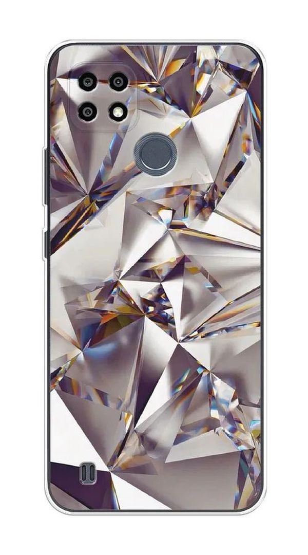 

Чехол Awog "Бриллианты" для Realme C25Y, Разноцветный, 2510950-7