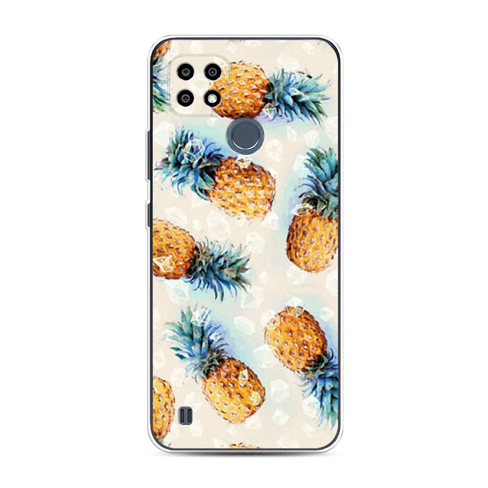 

Чехол Awog на Realme C25Y "Ананасы", 2510950-3