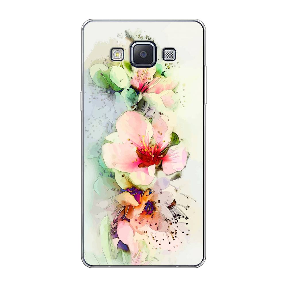 

Чехол на Samsung Galaxy A5 "Нежные цветы", Зеленый;розовый, 20450-2