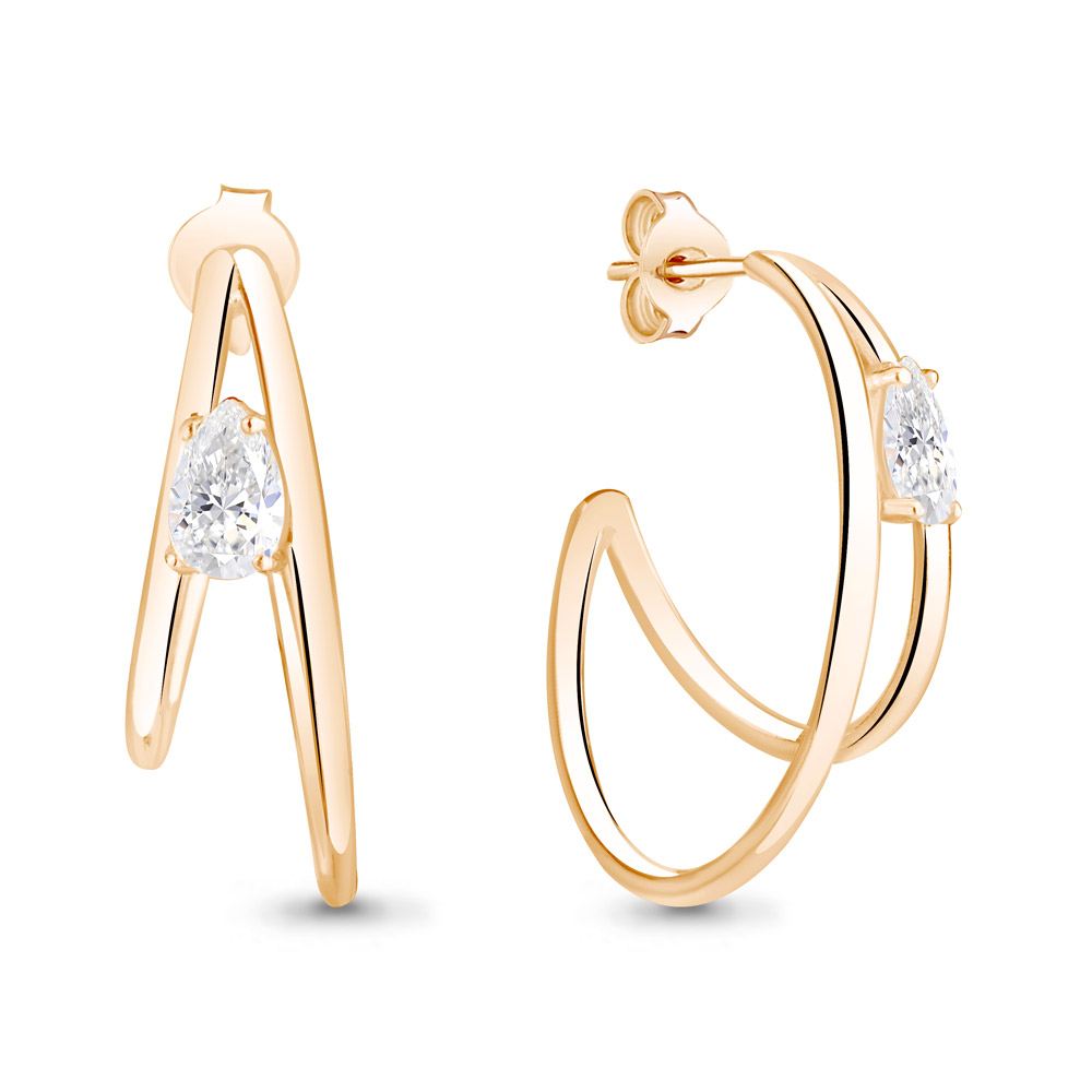 

Серьги из серебра с фианитом Aquamarine Aquamarine 48831_925_з, 48831_925_з