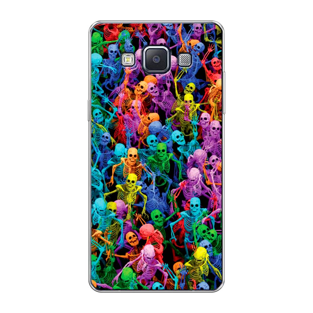 

Чехол на Samsung Galaxy A5 "Вечеринка скелетов", Фиолетовый;желтый;оранжевый, 20450-6