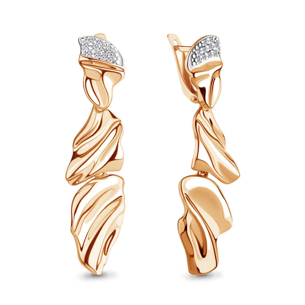 

Серьги из серебра с фианитом Aquamarine Aquamarine 48829А_925_з, 48829А_925_з