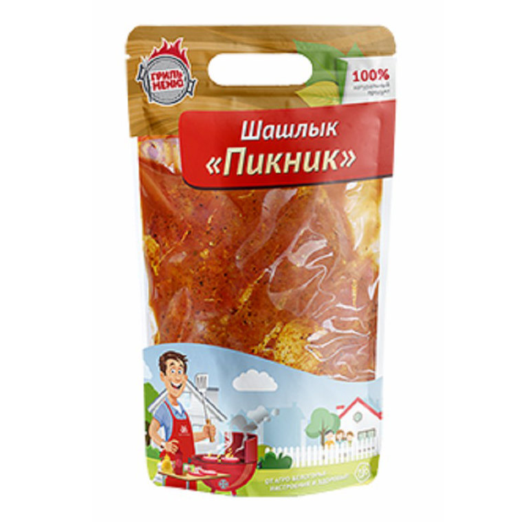 

Шашлык из свинины Агро-Белогорье Пикник охлажденный +-1,6 кг