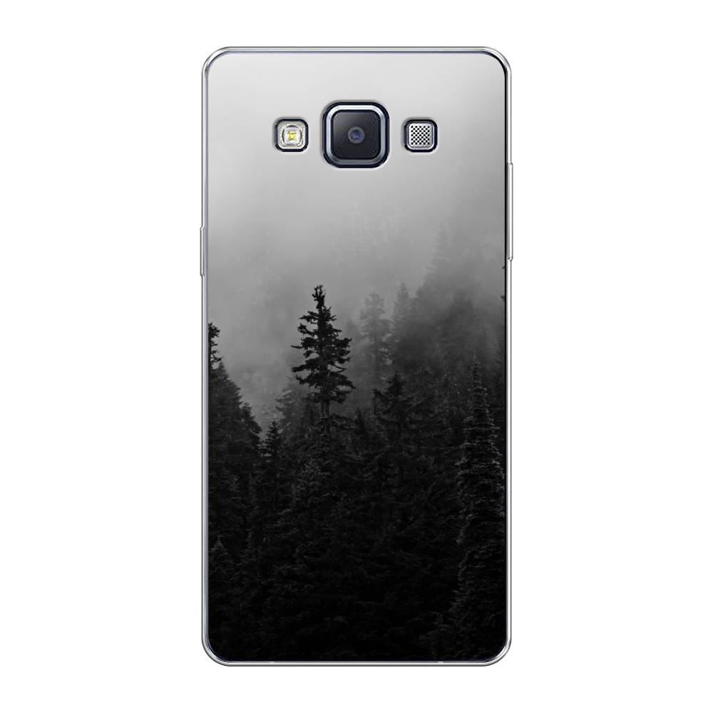 

Чехол на Samsung Galaxy A5 "Туманный лес", Серый;черный, 20450-2