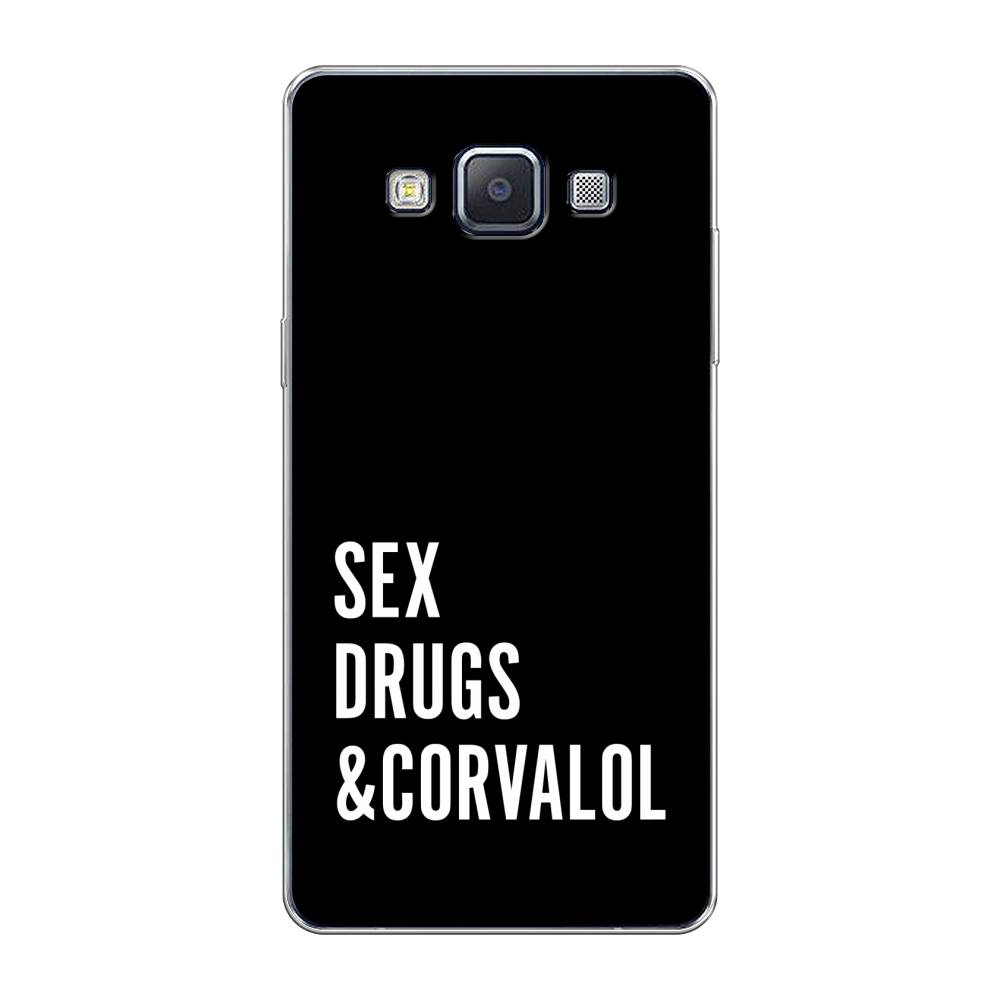

Чехол на Samsung Galaxy A5 "Corvalol", Черный;серый;белый, 20450-6
