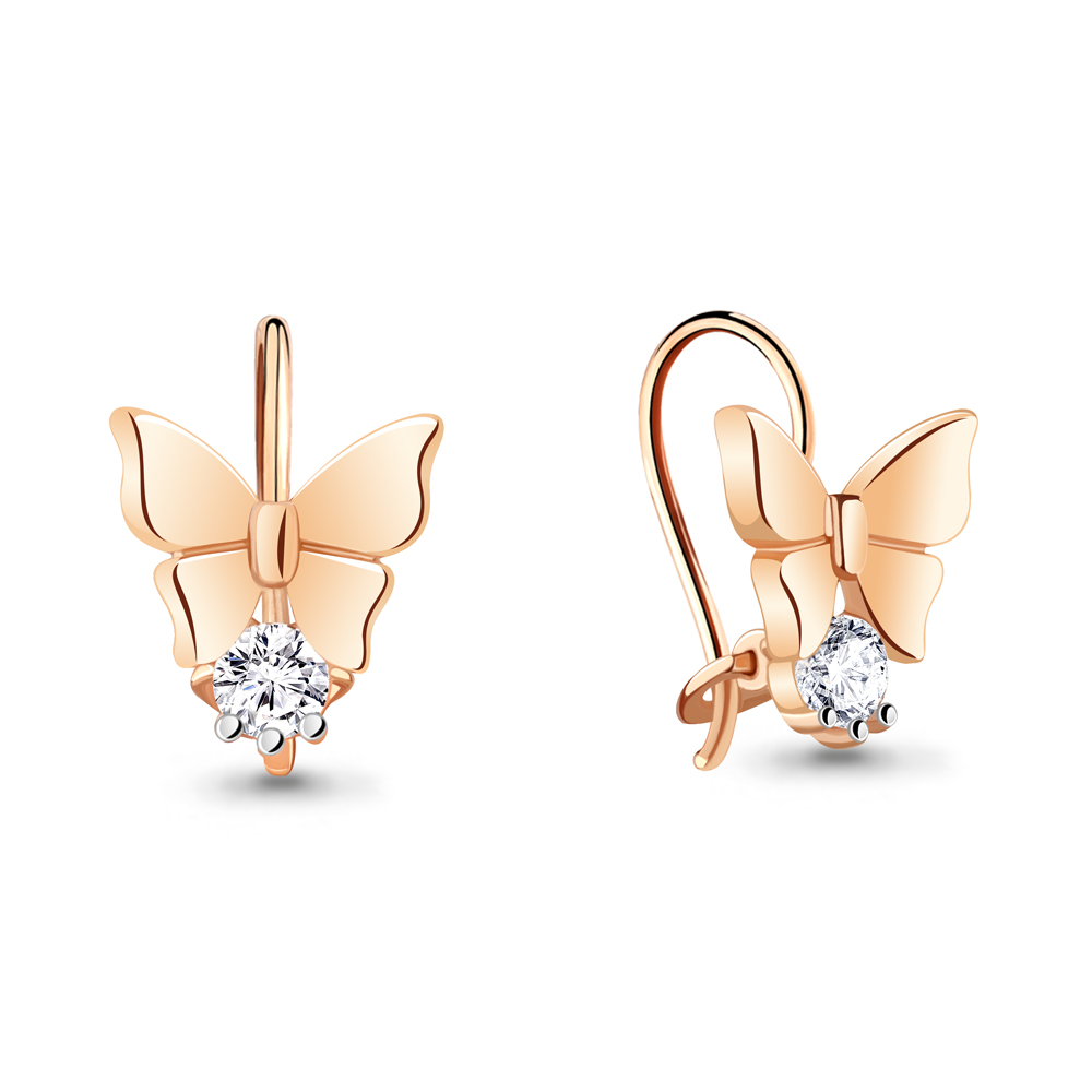 

Серьги из серебра с фианитом Aquamarine Aquamarine 48780А_925_з, 48780А_925_з