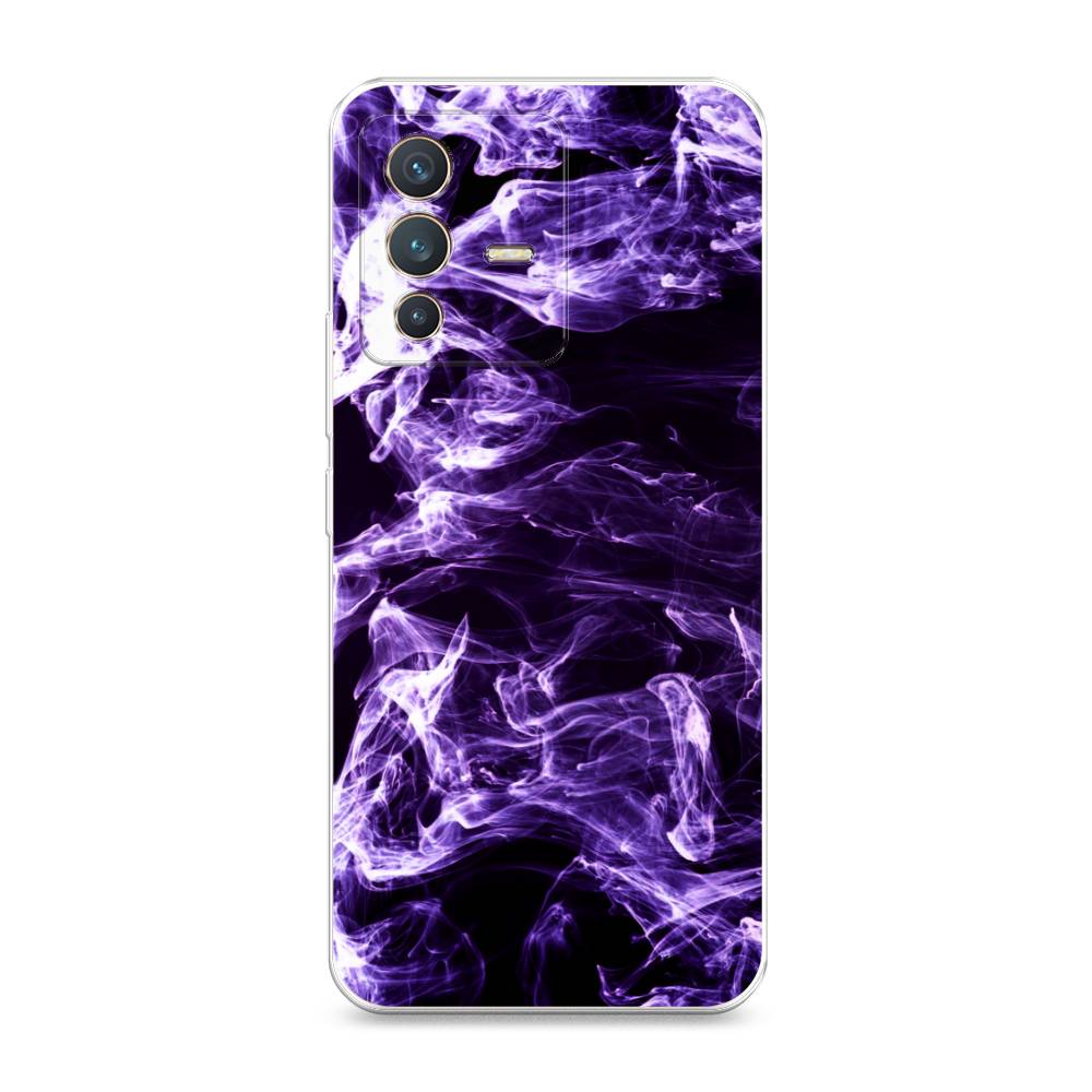 

Чехол на Vivo V23 "Фиолетовый дым", Фиолетовый;белый;черный, 266050-3