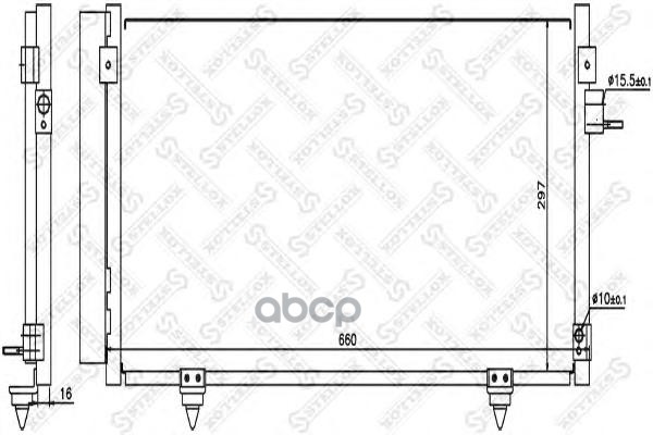 

10-45718-SX_радиатор кондиционера!Subaru Impreza/Forester 2.0i 08>