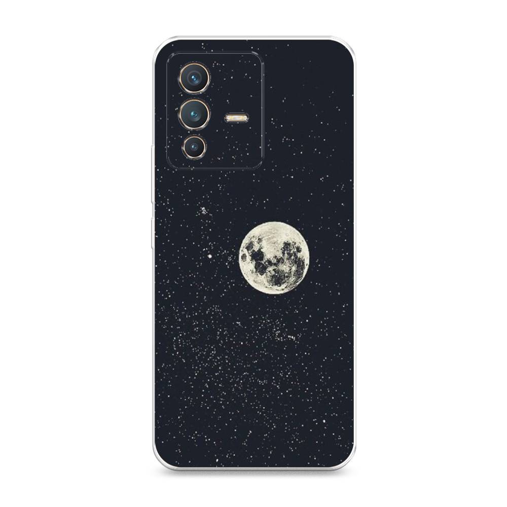 

Чехол на Vivo V23 "Полнолуние", Красный, 266050-2