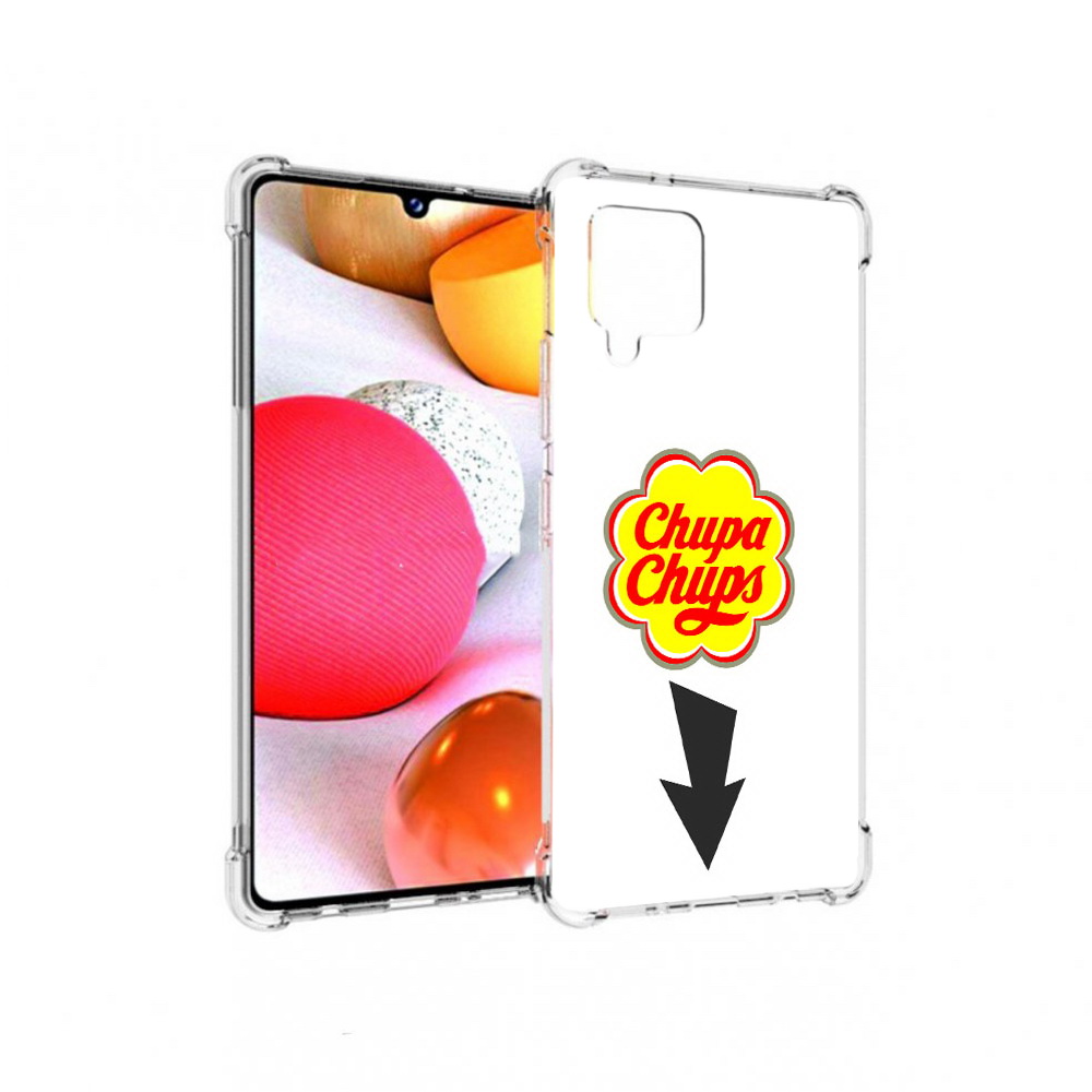 

Чехол MyPads Tocco для Samsung Galaxy A42 чупа чупс (PT226910.539.694), Прозрачный, Tocco
