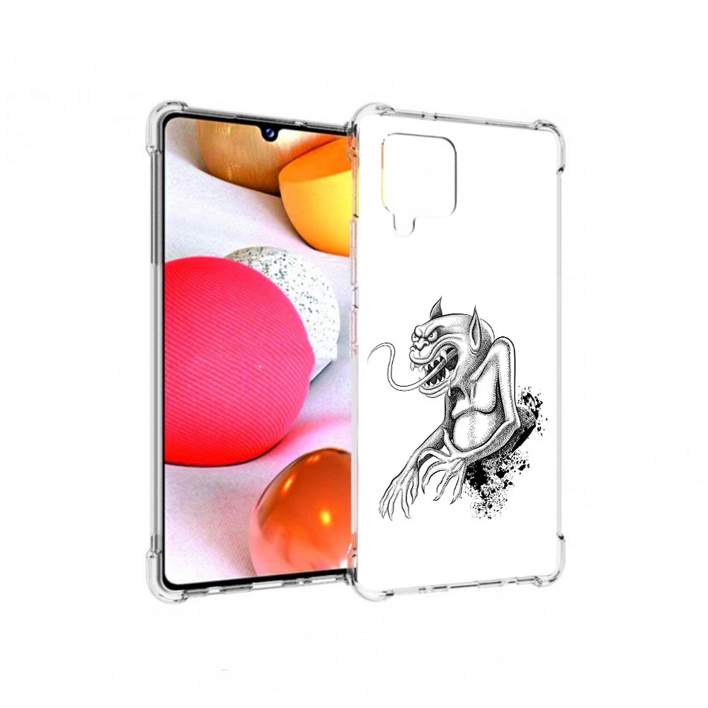 

Чехол MyPads Tocco для Samsung Galaxy A42 чорт (PT226910.539.692), Прозрачный, Tocco