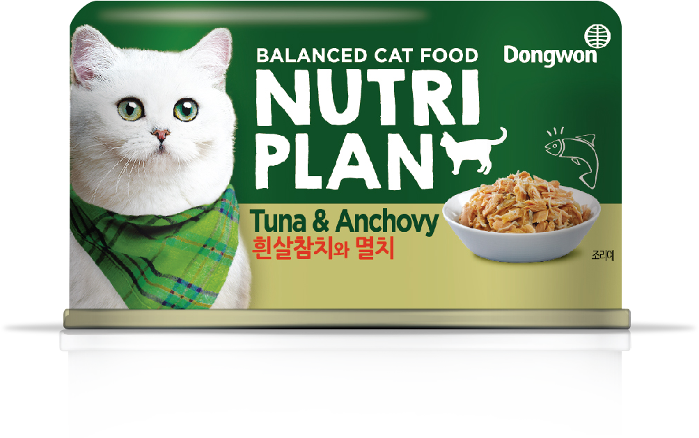 Консервы для кошек NUTRI PLAN тунец с анчоусами в собственном соку, 12шт по 160г