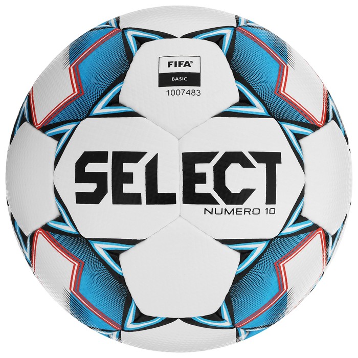 фото Мяч футбольный select numero 10, 810508-200, размер 5, fifa basic, 32 панели, пу, руч.сш.