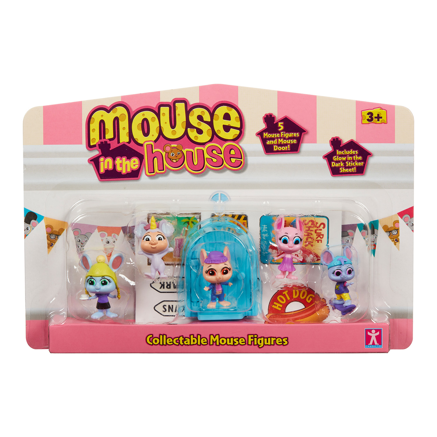 Игровой набор 5в1 фигурки Милли и мышки Mouse in the House, Синий 41725 игровой набор мышкин дом пиццерия маусвилль