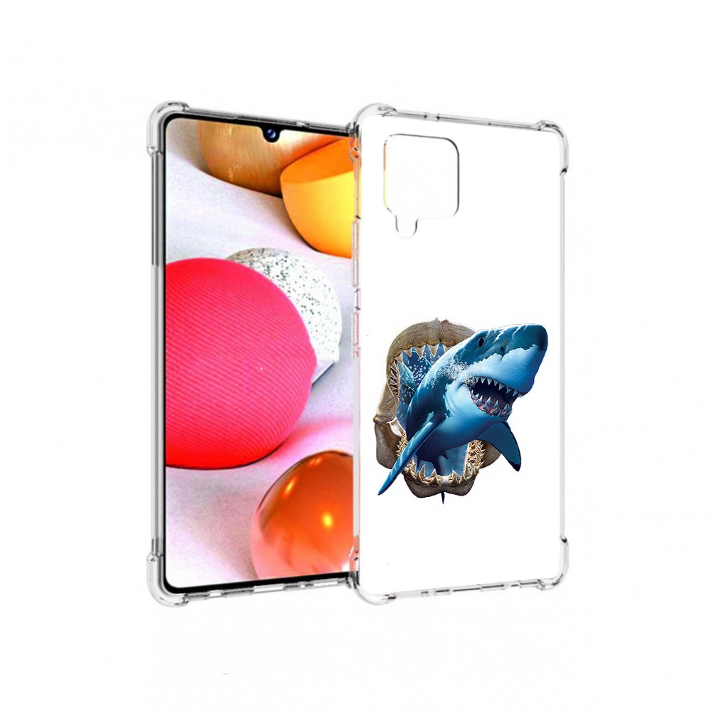 

Чехол MyPads Tocco для Samsung Galaxy A42 челюсти (PT226910.539.675), Прозрачный, Tocco