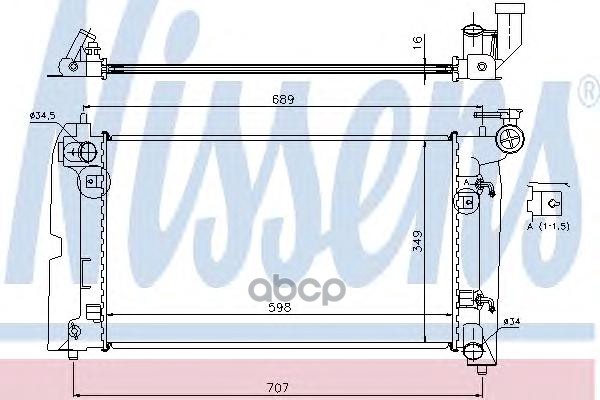 

Радиатор системы охлаждения TOYOTA: COROLLA (_E12_) 1.4VVT-i/1.6VVT-i/1.8VVT-i TS 01/02-07