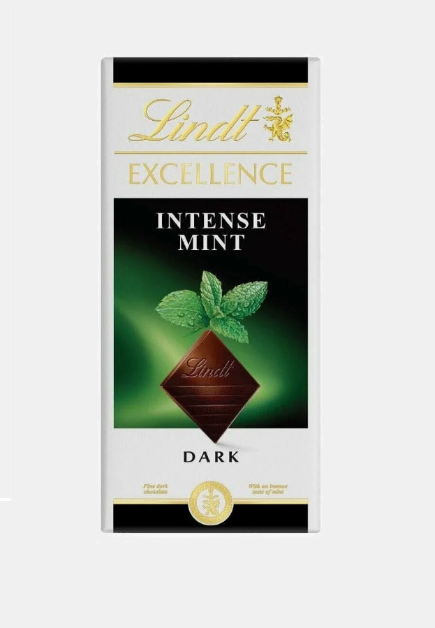 Шоколад Lindt Excellence с мятой, 100 г