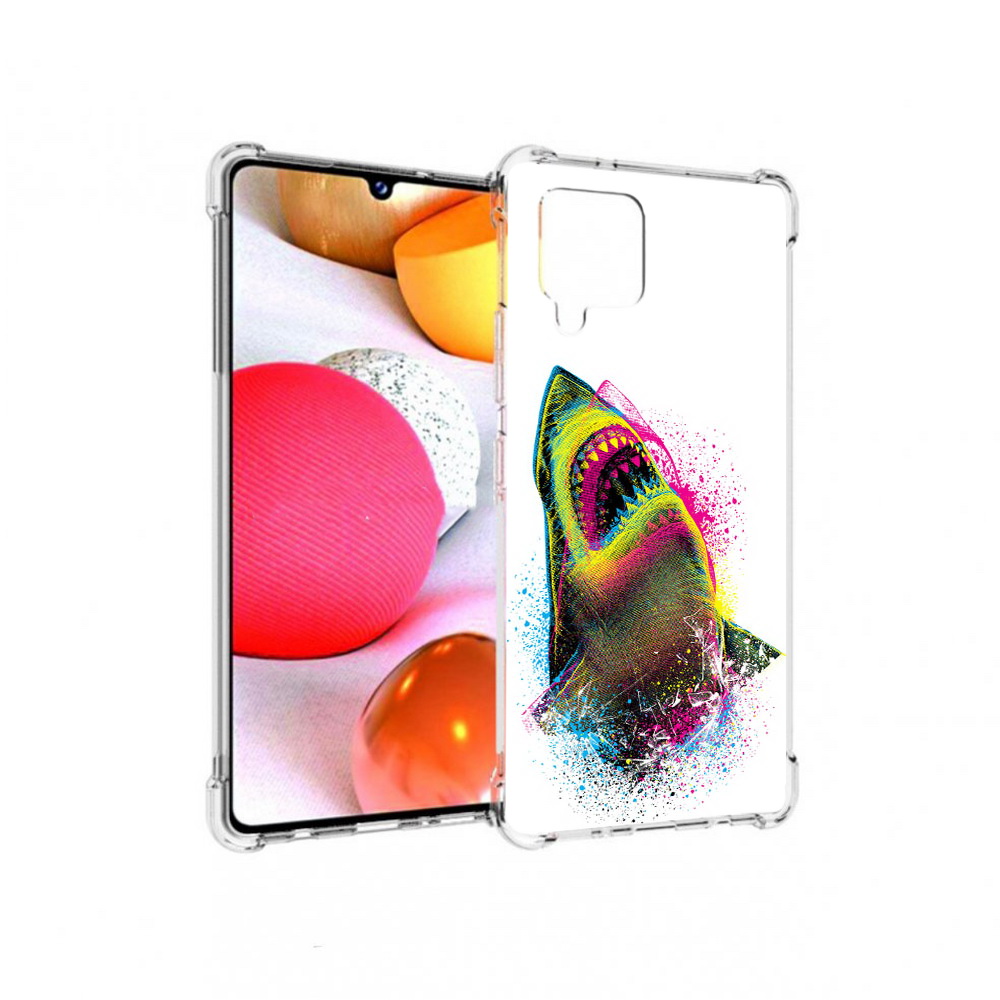 

Чехол MyPads Tocco для Samsung Galaxy A42 челюсти-2 (PT226910.539.674), Прозрачный, Tocco
