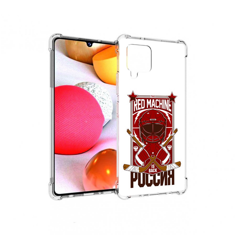 

Чехол MyPads Tocco для Samsung Galaxy A42 хоккей россия (PT226910.539.666), Прозрачный, Tocco
