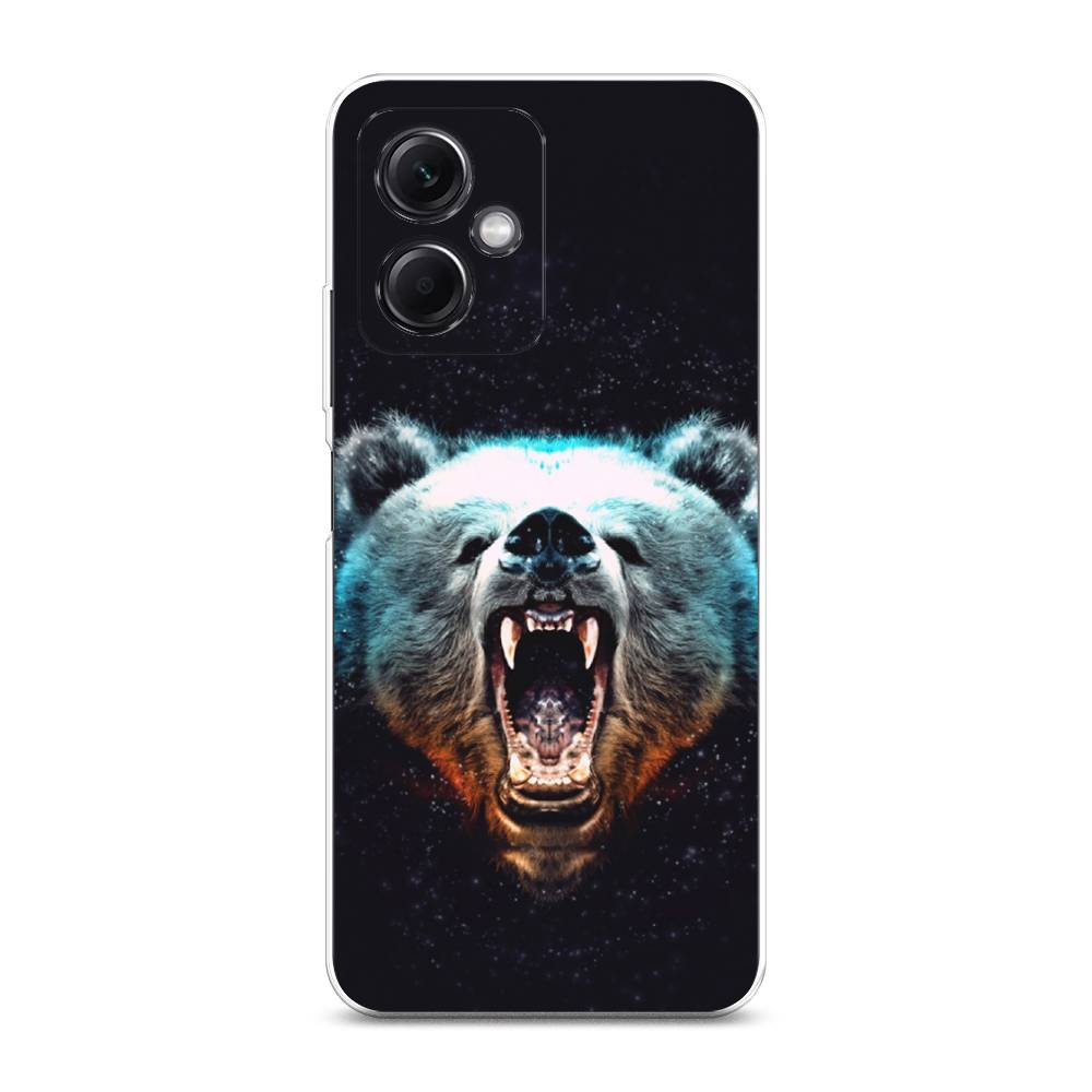 

Чехол Awog на Xiaomi Redmi Note 12 5G "Медведь", Коричневый;голубой;черный, 316950-2
