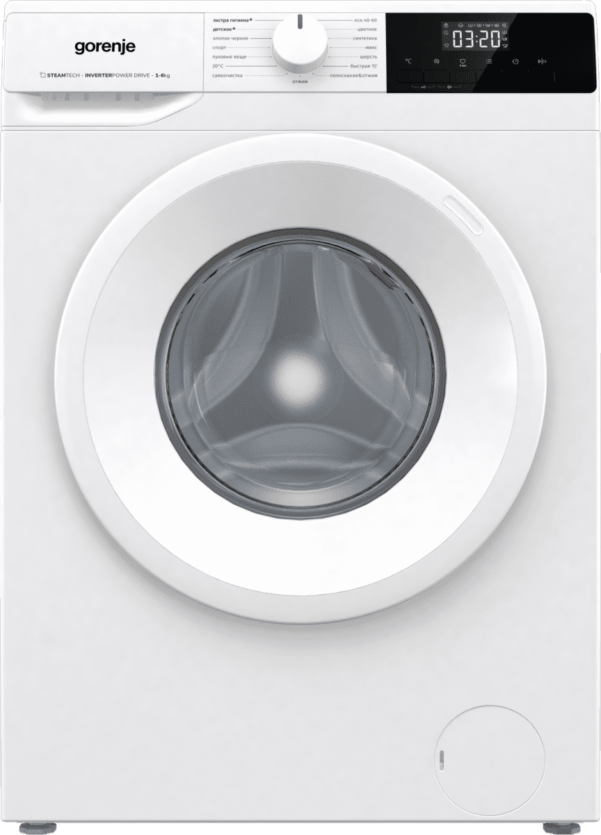

Стиральная машина Gorenje W1NHPI62SCS белый, W1NHPI62SCS